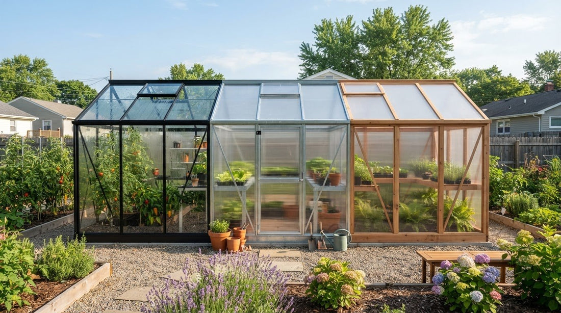 Greenhouse Materials Comparison: Glass, Polycarbonate, and Frame Options
